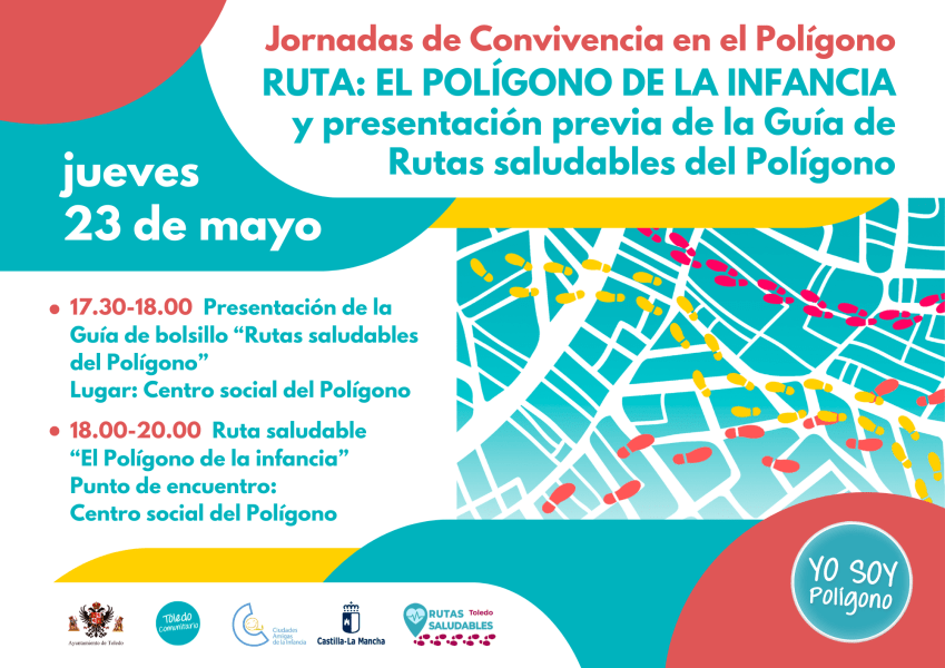 Ruta: El Polígono de la infancia y Presentación previa de la Guía de Rutas saludables del Polígono