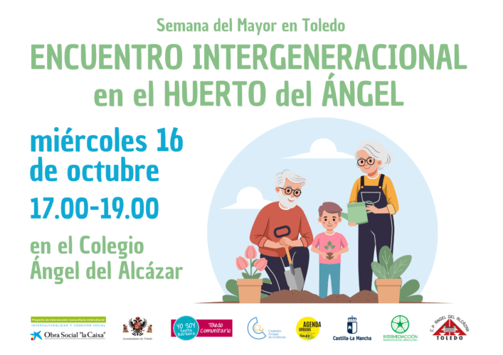Encuentro Intergeneracional en el Huerto del Ángel.
